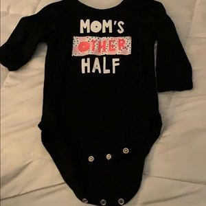 Moms other half onesie